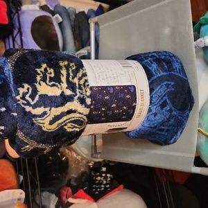 NWT New Harry Potter Soft Plush Fleece Throw Blanket 46 x 60